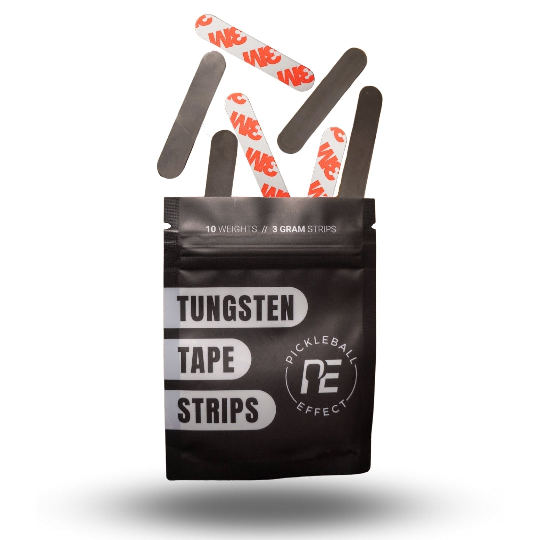 Tungsten Tape Strips | Ten 3 gram strips for Pickleball Paddle Customization | Toxic Free alternative to Lead Tape