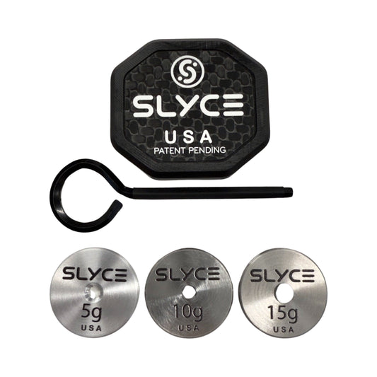 SLYCE Adjustable Weighted SpeedCap  LW (15g-30g) Paddle Performance Enhancer