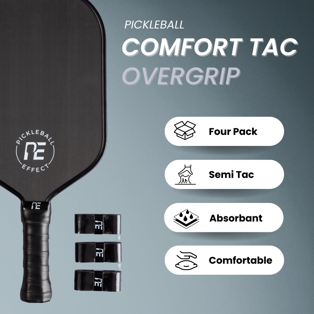 Pickleball Effect Comfort Tac Overgrip - 4-Pack