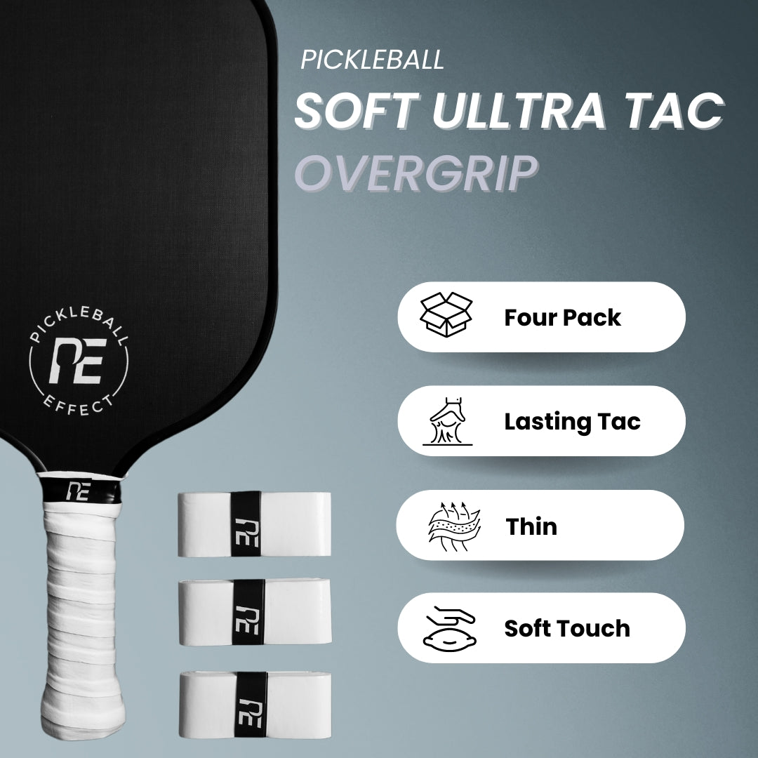 Soft Ultra Tac Overgrip - Premium Comfort - Extra Tacky - 4-Pack