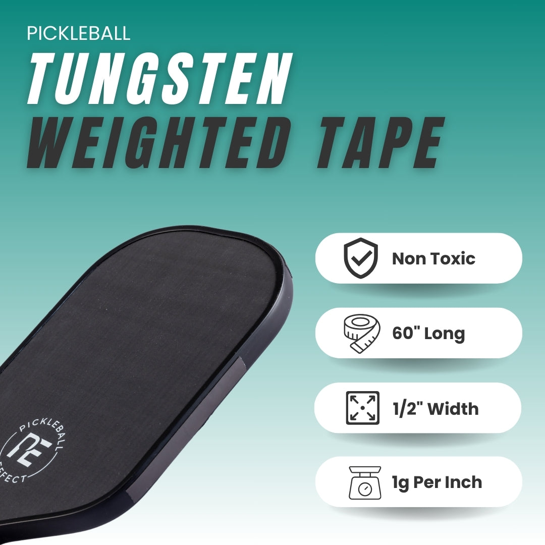 Pickleball Effect Tungsten Weighted Tape -Safe alternative to Lead Tape